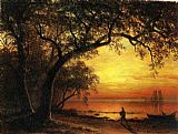 Albert Bierstadt Canvas Paintings - Island of New Providence